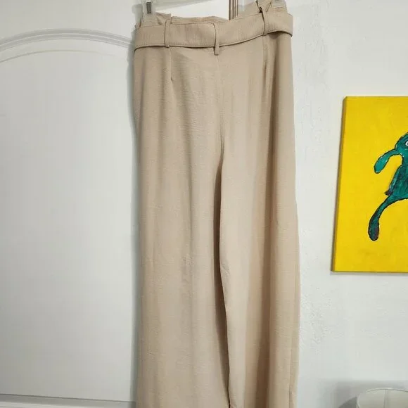 Honey & Sparkle Wide Leg Dress Pants- Size L - Picture 5 of 8